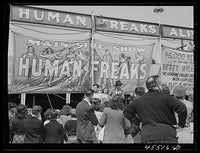 Freak show origin and history